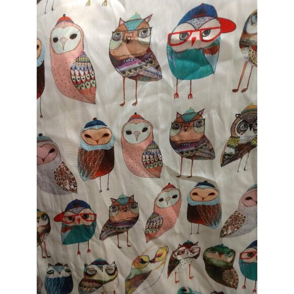 Easel Los Angeles Owl Print Oversized Top M - Picture 6 of 8